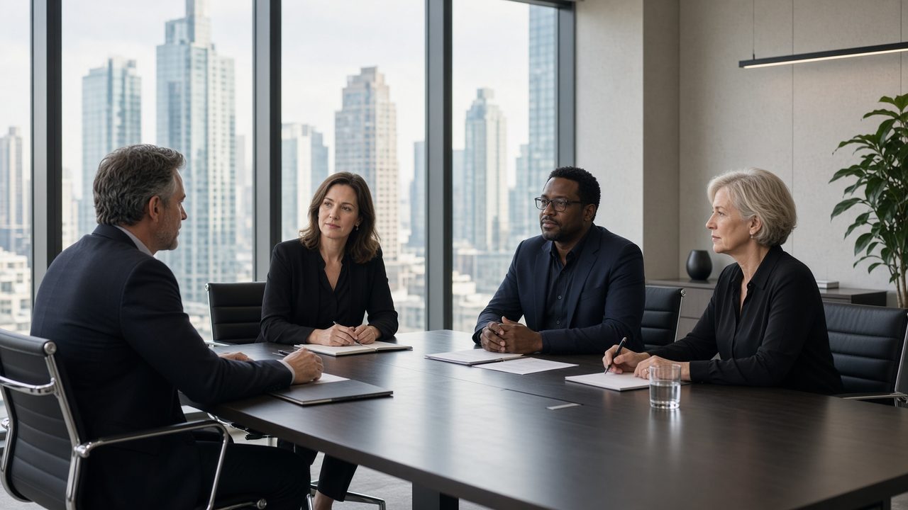 A family-office meeting room